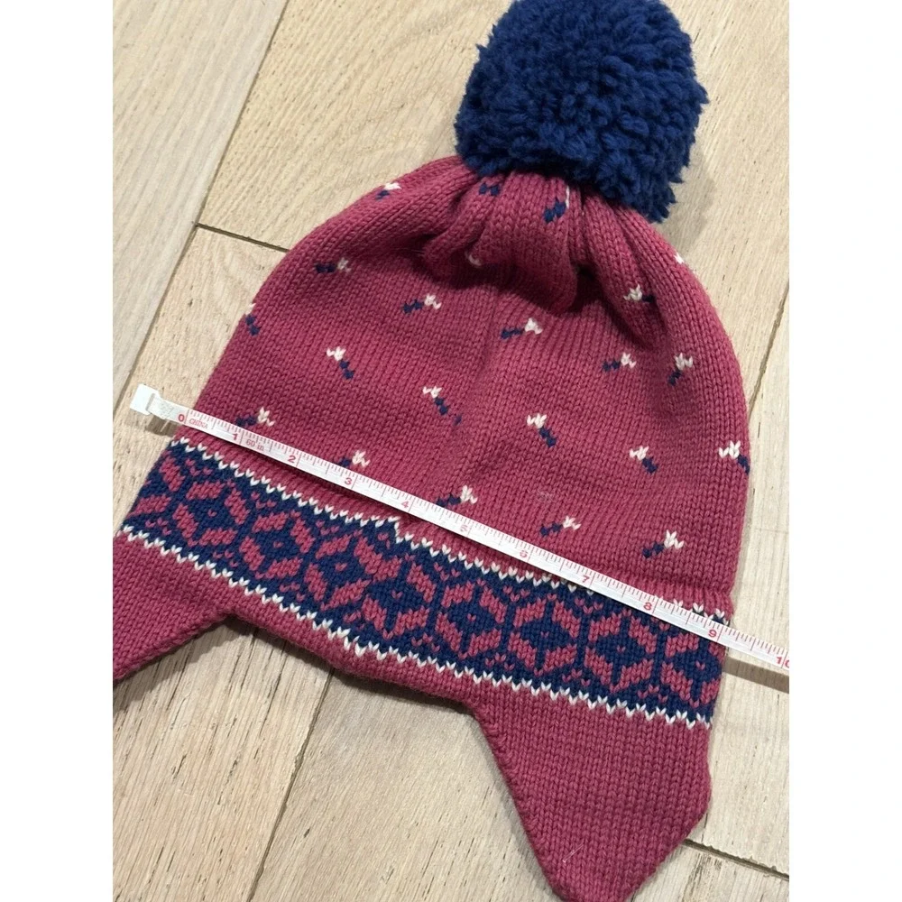 Vintage 100% Wool Ski Beanie Made‎ In USA Vermont- W Williams Bar-W Originals